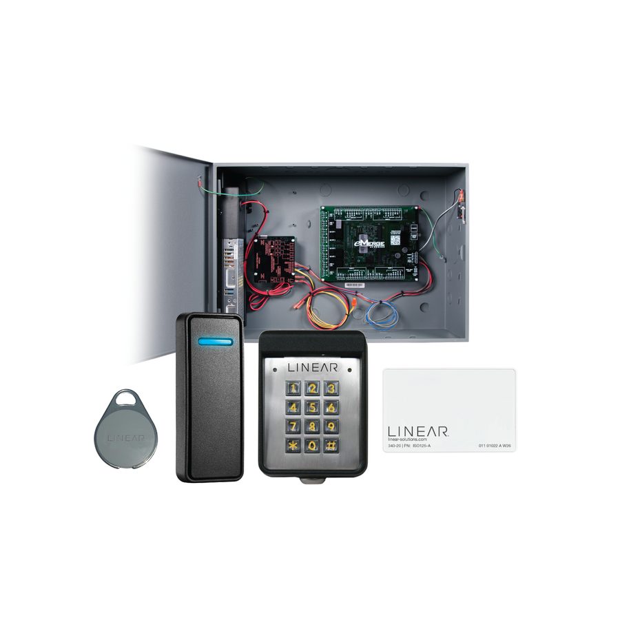 Access card readers alongside key fobs and proximity cards