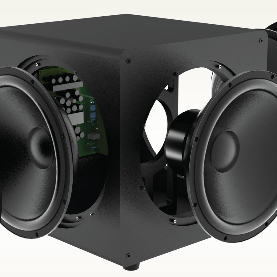 Speaker driver with a fiberglass cone